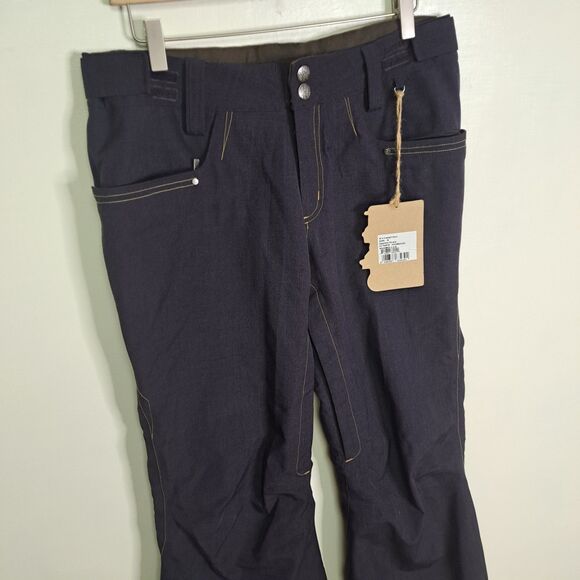 Planet Earth NWT Freefall Insulated Snowboard Pant Eggplant Purple Women Medium - Picture 4 of 11